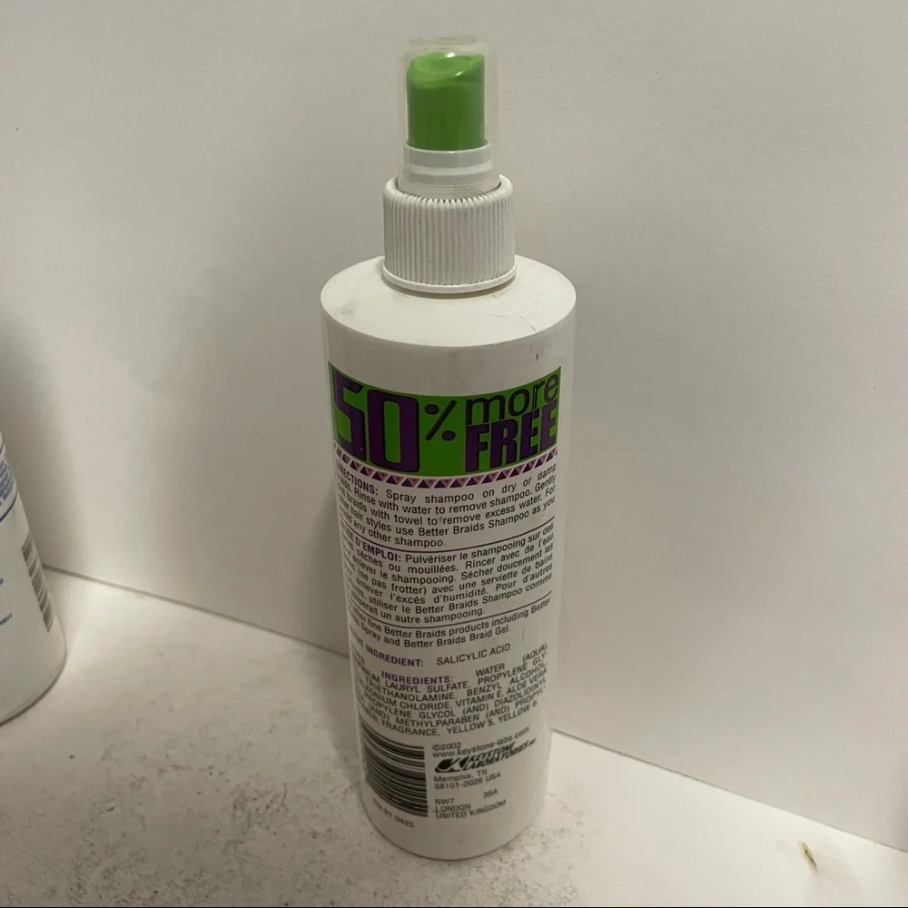 Medicated Better Braids Shampoo HTF